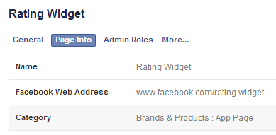 Facebook Category Section